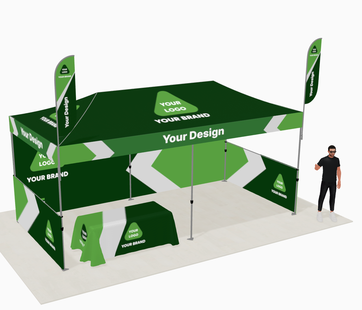 10' x 20' Custom Tent Package #3 - product view 4