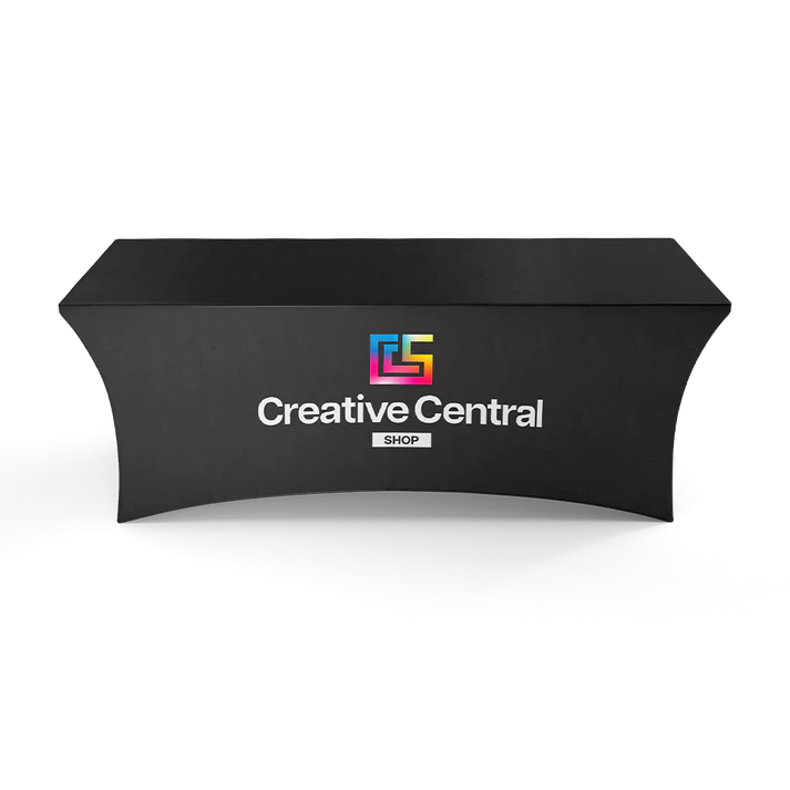 Stretch Table Cover (Full-Color Dye Sublimation, Full Bleed)