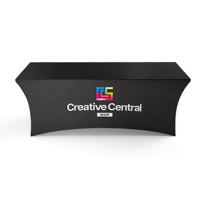 Stretch Table Cover (Full-Color Dye Sublimation, Full Bleed)