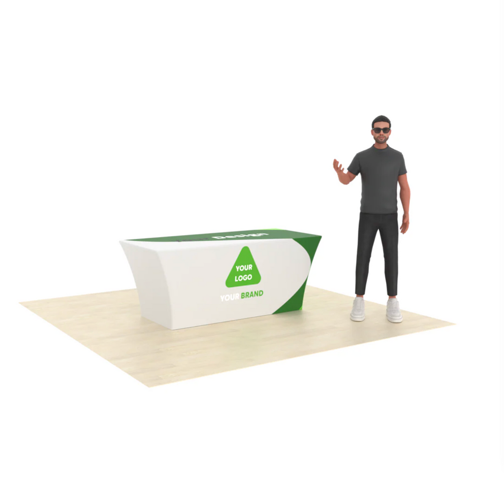 Stretch Table Cover (Full-Color Dye Sublimation, Full Bleed)