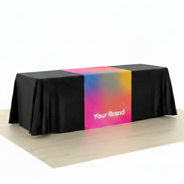 Premium Table Runner (Full-Color Dye Sublimation, Full Bleed)