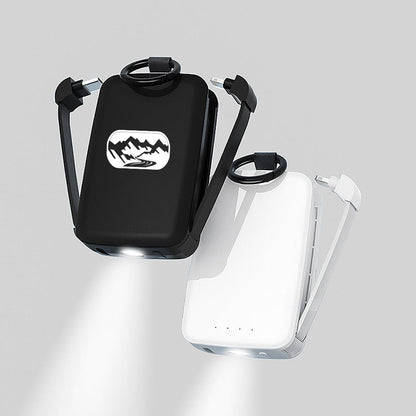 4000mAh Power Bank with Flashlight, customizable by Print Solution Plus