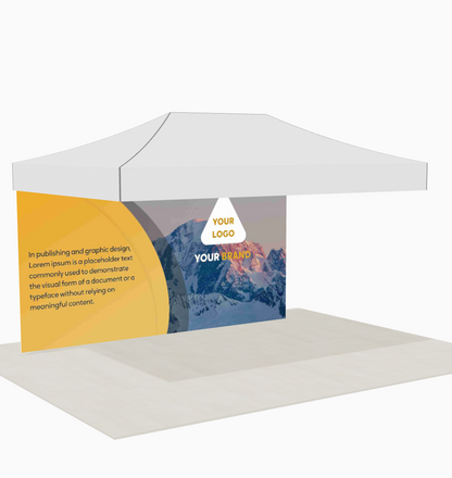 15' Canopy Tent Wall(Dye Sublimated)