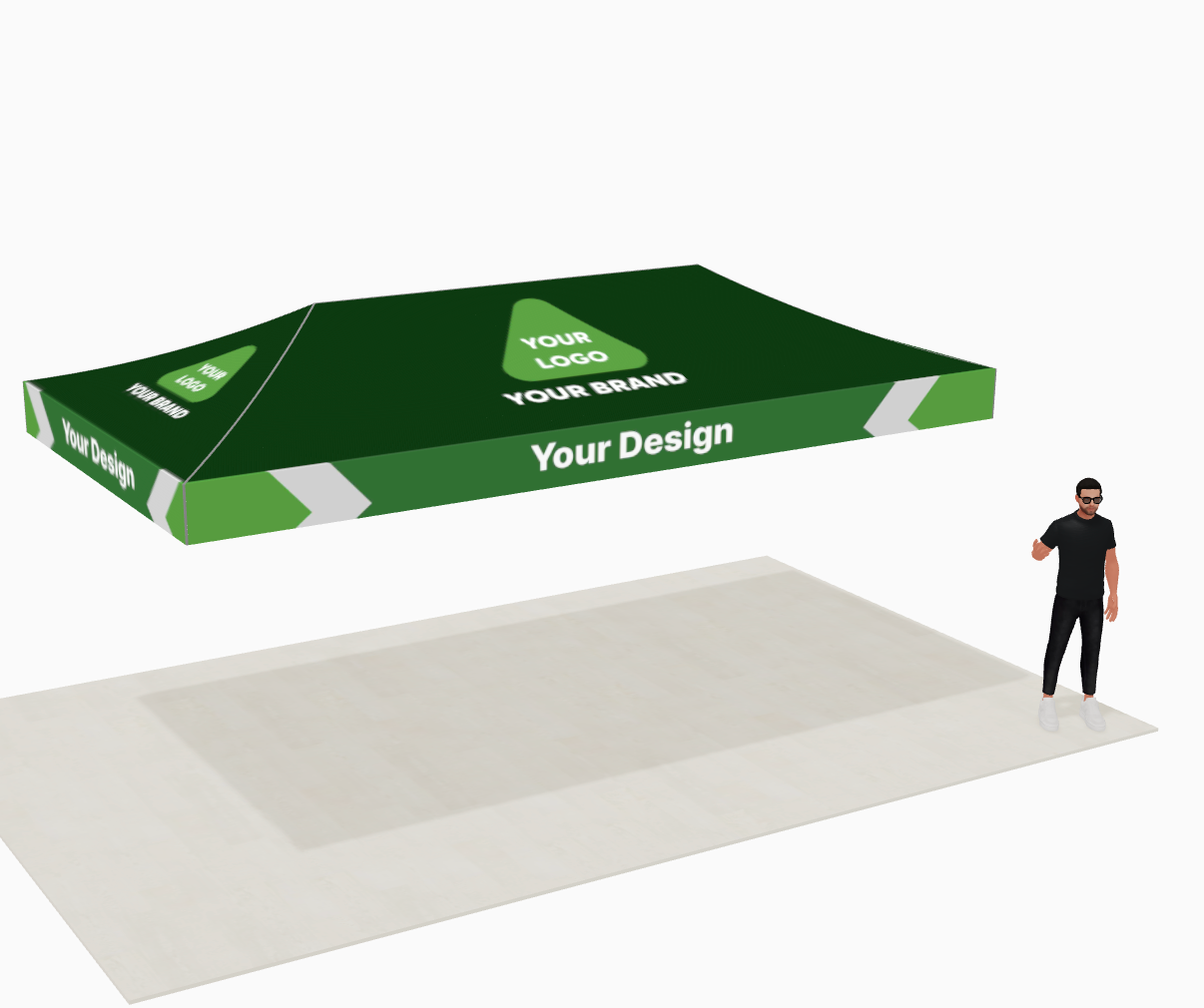 20' Tent Canopy Only (Dye Sublimation)