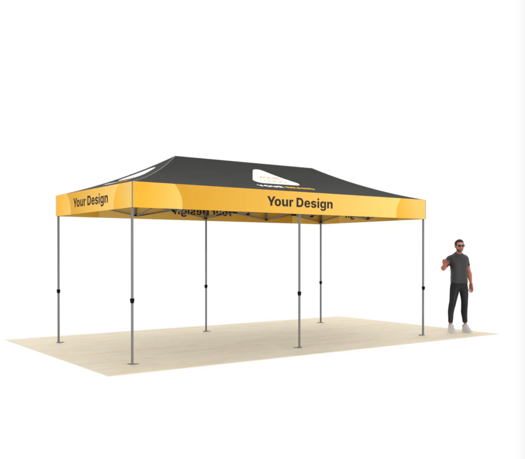 Premium Aluminum (Silver)20' Event Tent Kit (Full-Bleed Dye Sublimation)